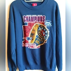 Vintage superbowl championship sweatshirt patriots 2005